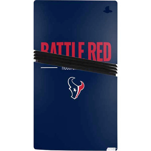 NFL Houston Texans Team Motto PS5 Pro Console Skin